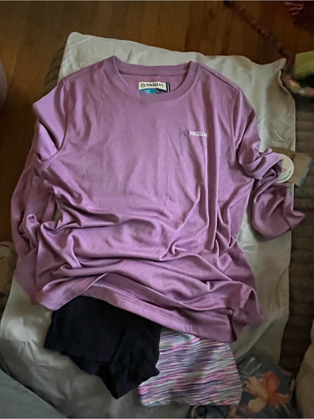 SO Long Sleeve Tee in Lavender Pink